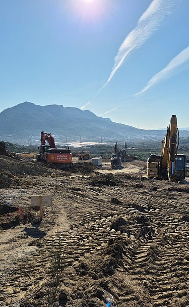 Preparations for the tunnel project