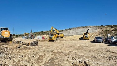 Gladnijci tunnel preparations 