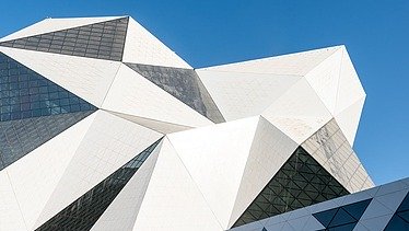 komplexen kristallinen Gebäudeform