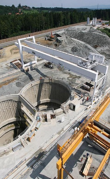 Der Koralmtunnel ist das Herzstück der neuen Eisenbahnverbindung Der Koralmtunnel ist das Herzstück der neuen Eisenbahnverbindung