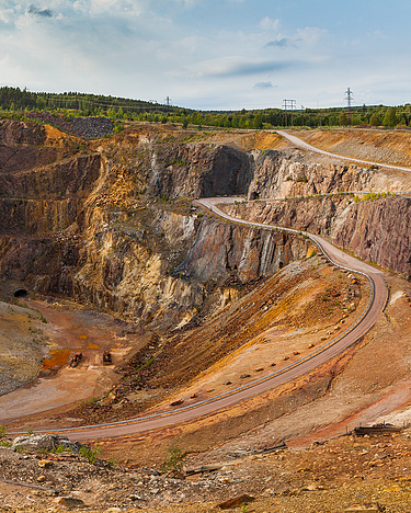 Mining Area of the Great Copper Mountain in Falun